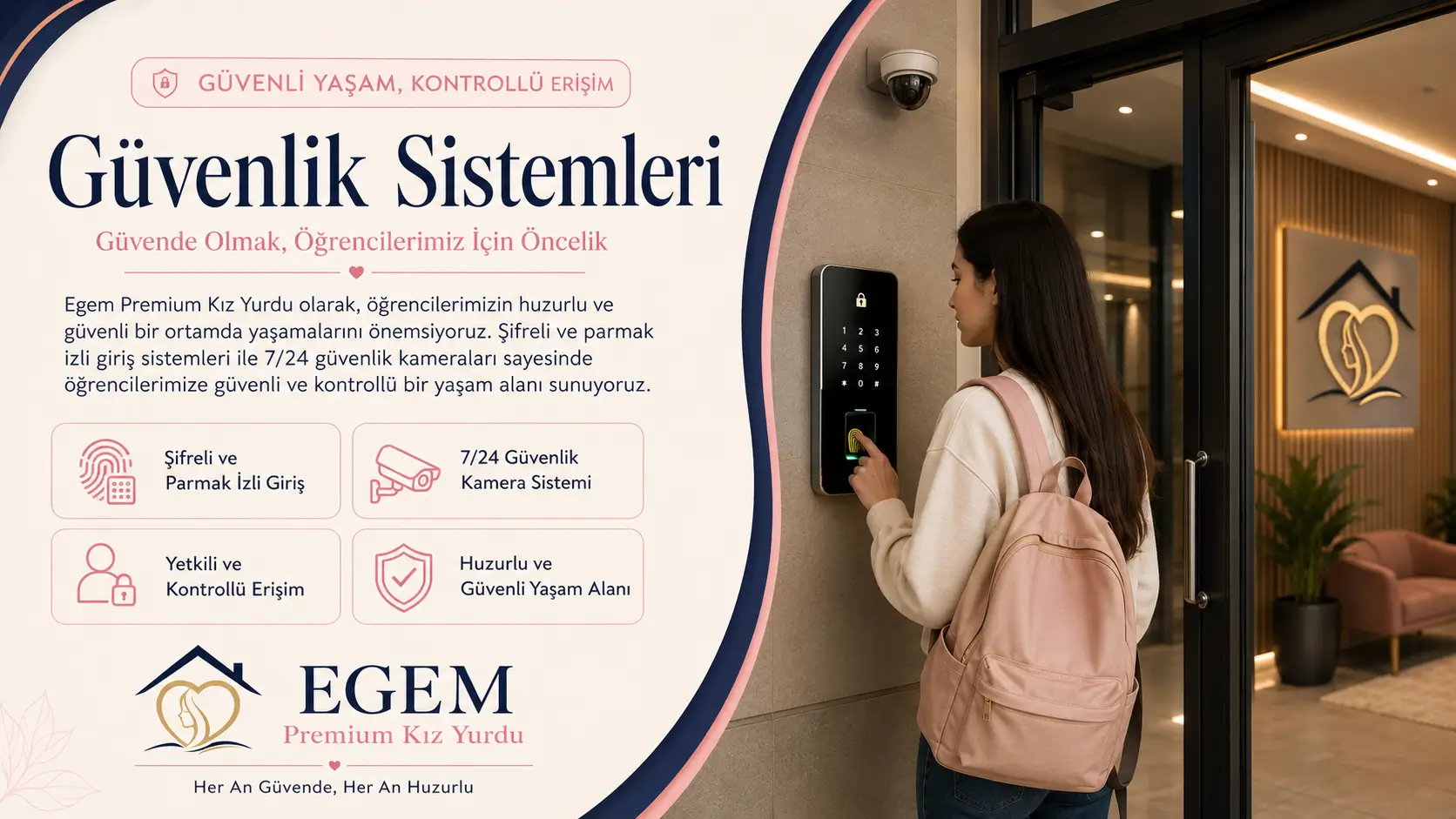 Şifreli ve Parmak İzli Giriş & Güvenlik Kamera Sistemi